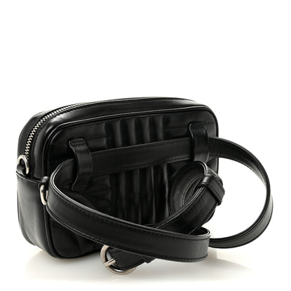 Prada Soft Calfskin Impunture Diagramme Belt Bag Black 3 of 9
