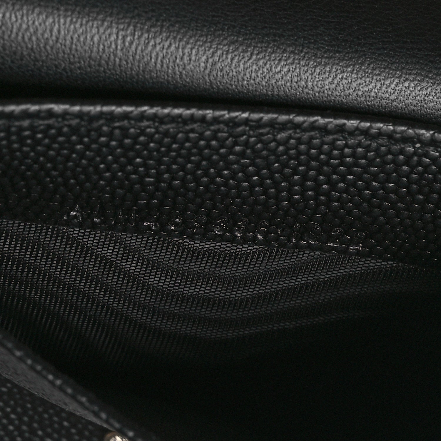 Saint Laurent Grain De Poudre Business Card Case Black 7 of 8