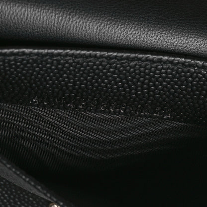 Saint Laurent Grain De Poudre Business Card Case Black 7 of 8