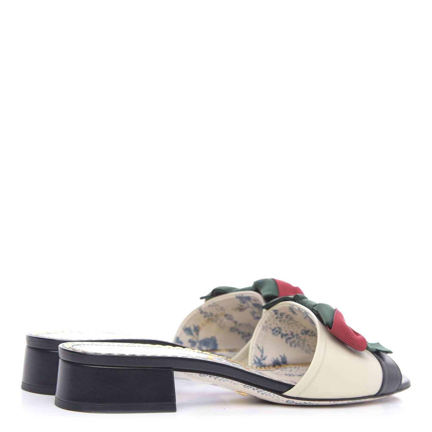 Malaga Kid Sackville Web Bow Slide Sandals 36 White