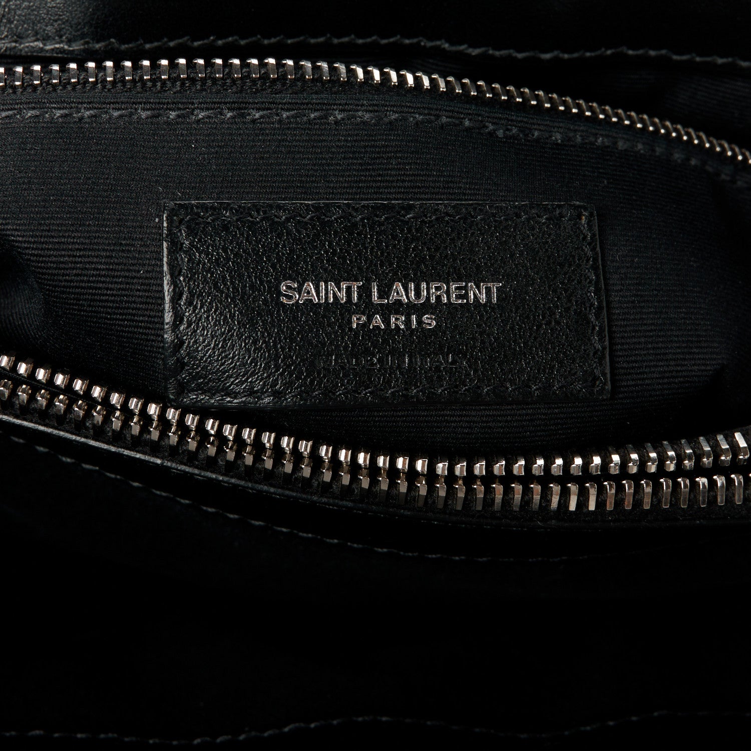 Saint Laurent Calfskin Y Quilted Monogram Medium Loulou Chain Satchel Black 7 of 11