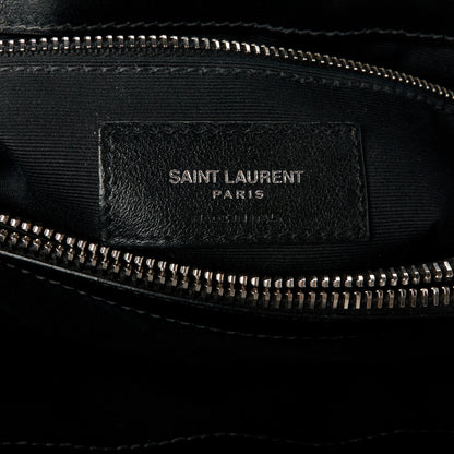 Saint Laurent Calfskin Y Quilted Monogram Medium Loulou Chain Satchel Black 7 of 11