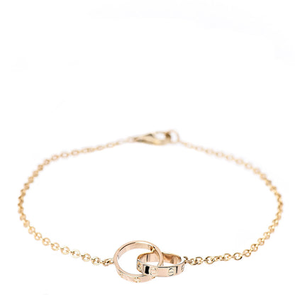 Cartier 18K Yellow Gold Interlocking LOVE Bracelet 1 of 4