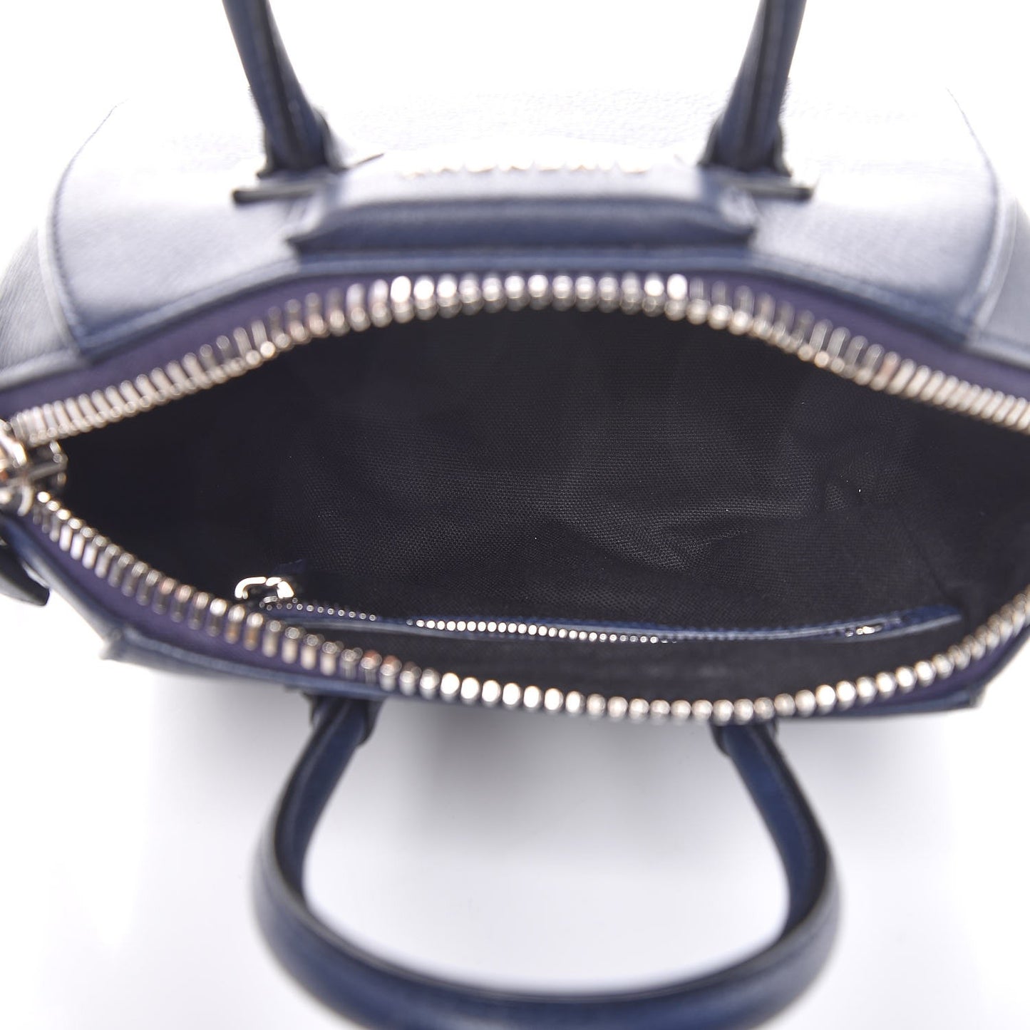 Sugar Goatskin Mini Antigona Navy
