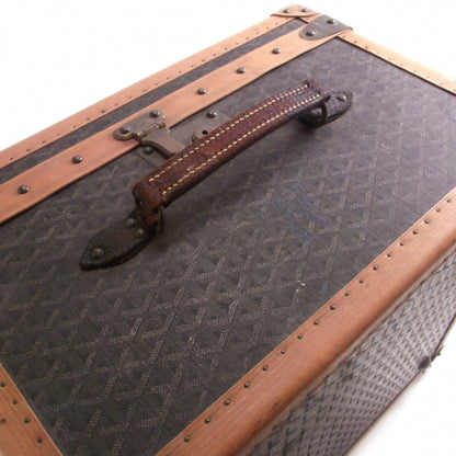 Goyard Vintage Hat Box Case RARE 5 of 9