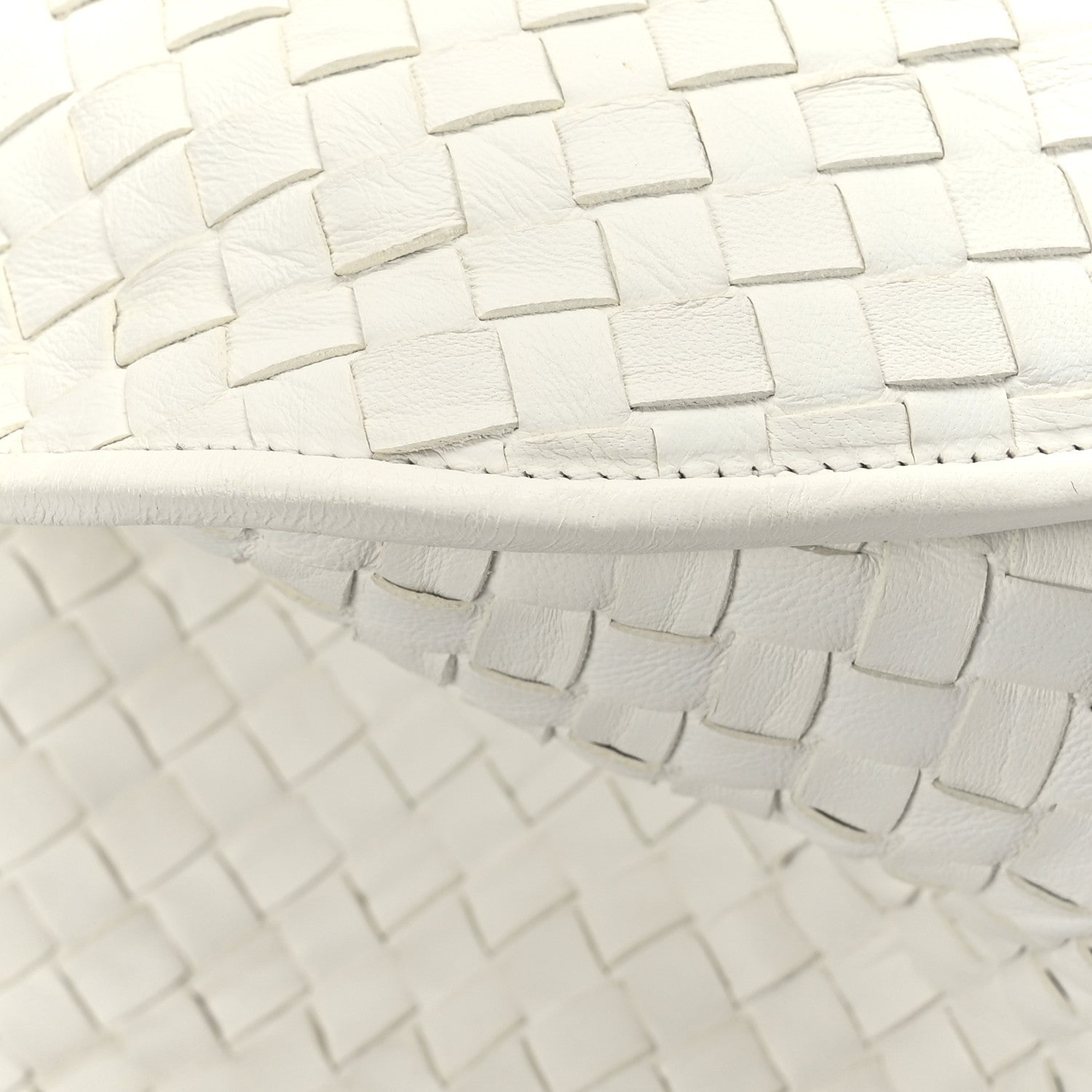 Bottega Veneta Nappa Intrecciato Hobo White 9 of 11