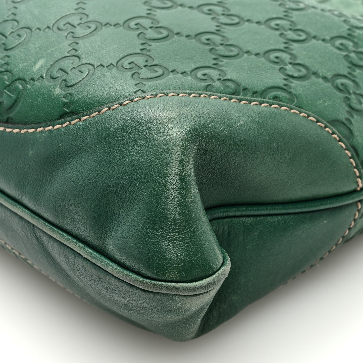 Guccissima Medium Jackie O Bouvier Hobo Green
