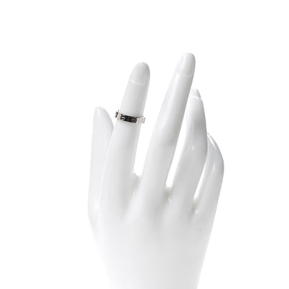 Cartier 18K White Gold 3.5mm LOVE Wedding Band Ring 46 3.75 2 of 4