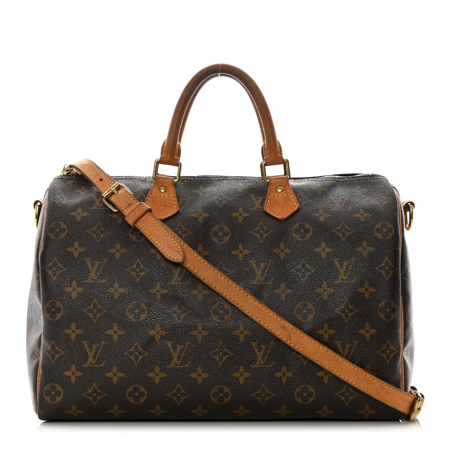 Louis Vuitton Monogram Speedy Bandouliere 35 1 of 30