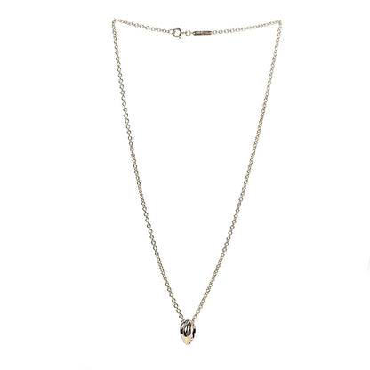 Cartier 18K Pink Yellow White Gold Baby Trinity Pendant Necklace 3 of 13