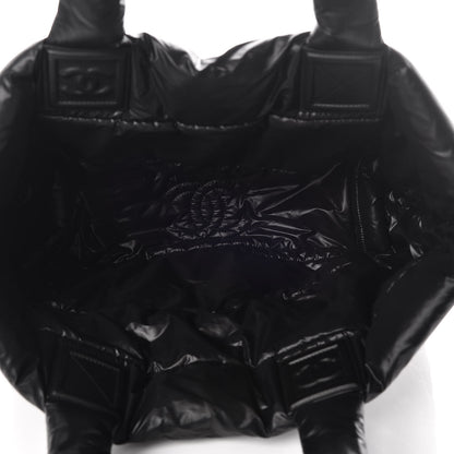 Chanel Nylon Quilted Medium Coco Cocoon Reversible Tote Black 8 of 15