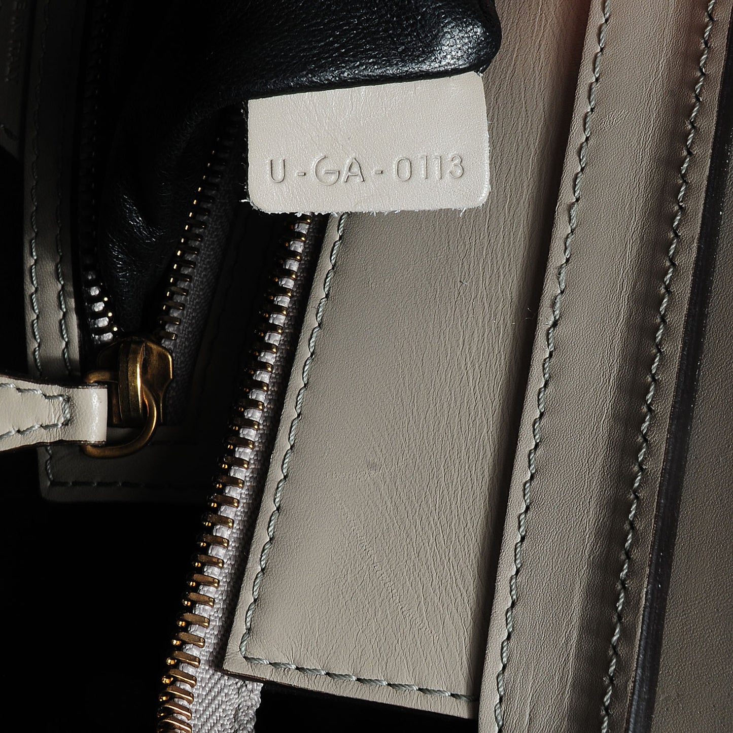 Python Smooth Calfskin Micro Luggage Pearl