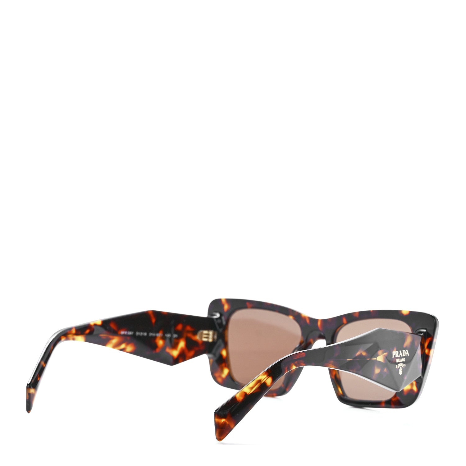Prada Acetate Symbole Sunglasses SPR 08Y Havana 4 of 7