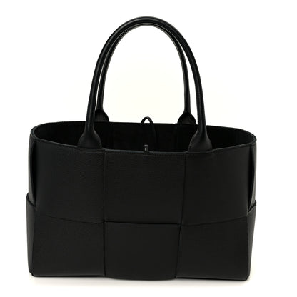 Bottega Veneta Grained Calfskin Intrecciato Small Arco Tote Black 1 of 11