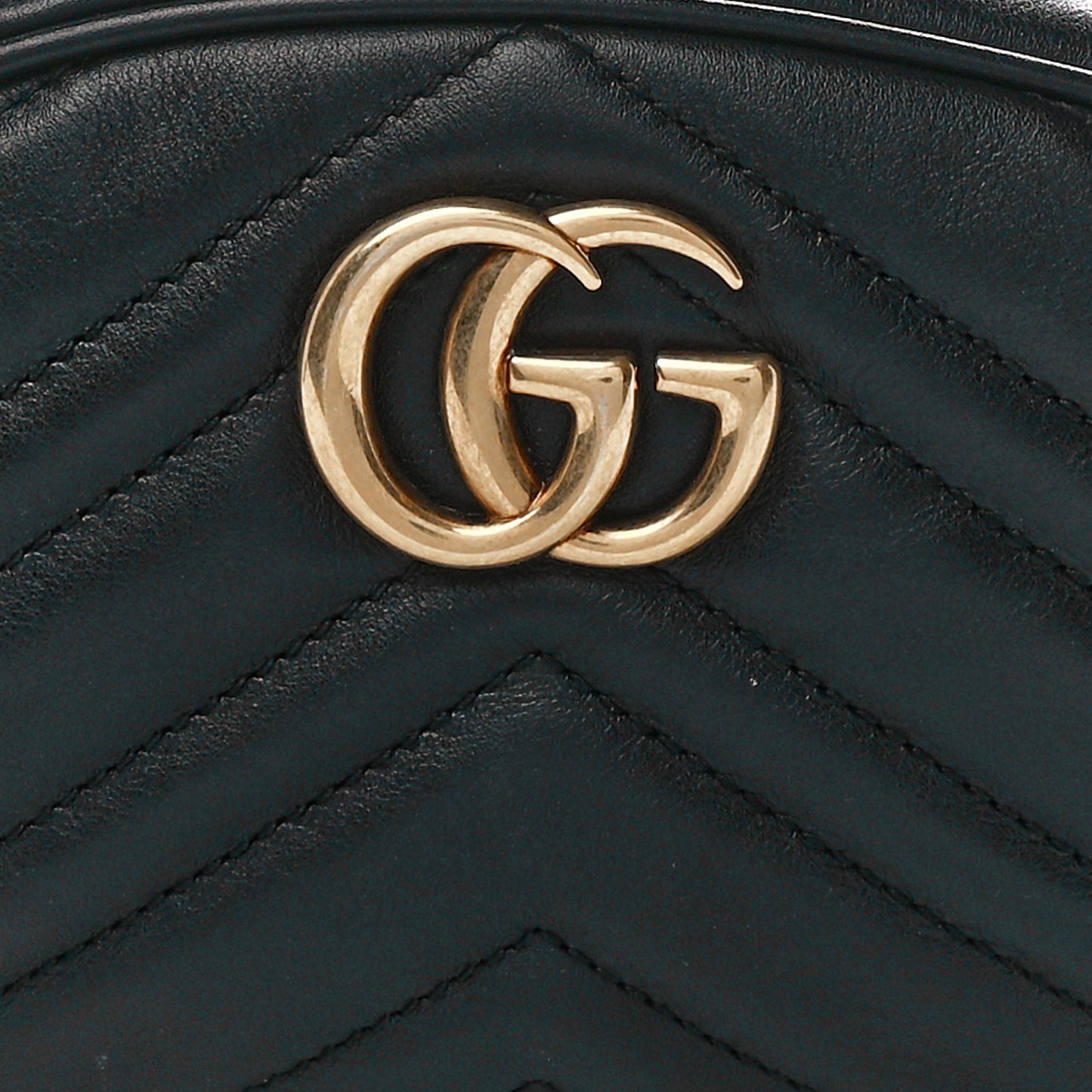 Calfskin Matelasse GG Marmont Belt Bag 75 30 Black
