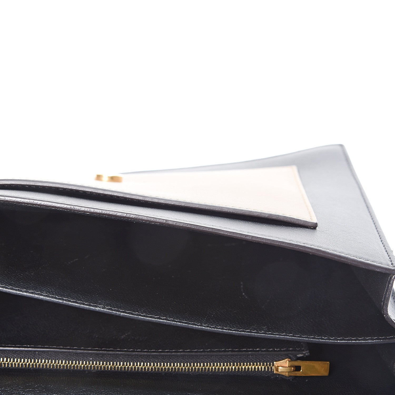 Celine Smooth Calfskin Tri-Color Pocket Envelope Shoulder Bag Pink 4 of 9