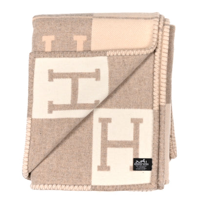 Hermes Wool Cashmere Avalon III Blanket Coco Camomille 2 of 3