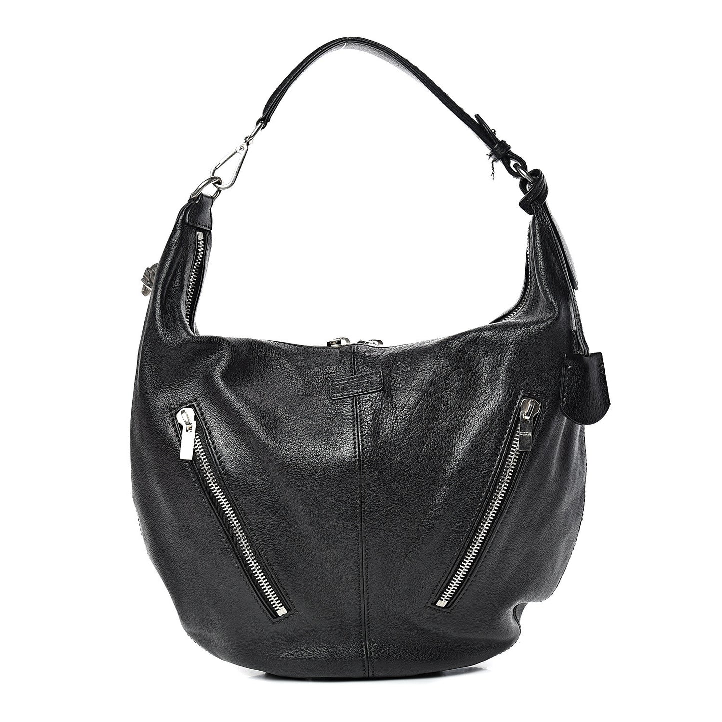 Small Padlock Biker Hobo Black