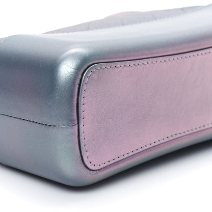 Chanel Iridescent Lambskin Calfskin Quilted Medium Gabrielle Hobo Light Purple 9 of 10