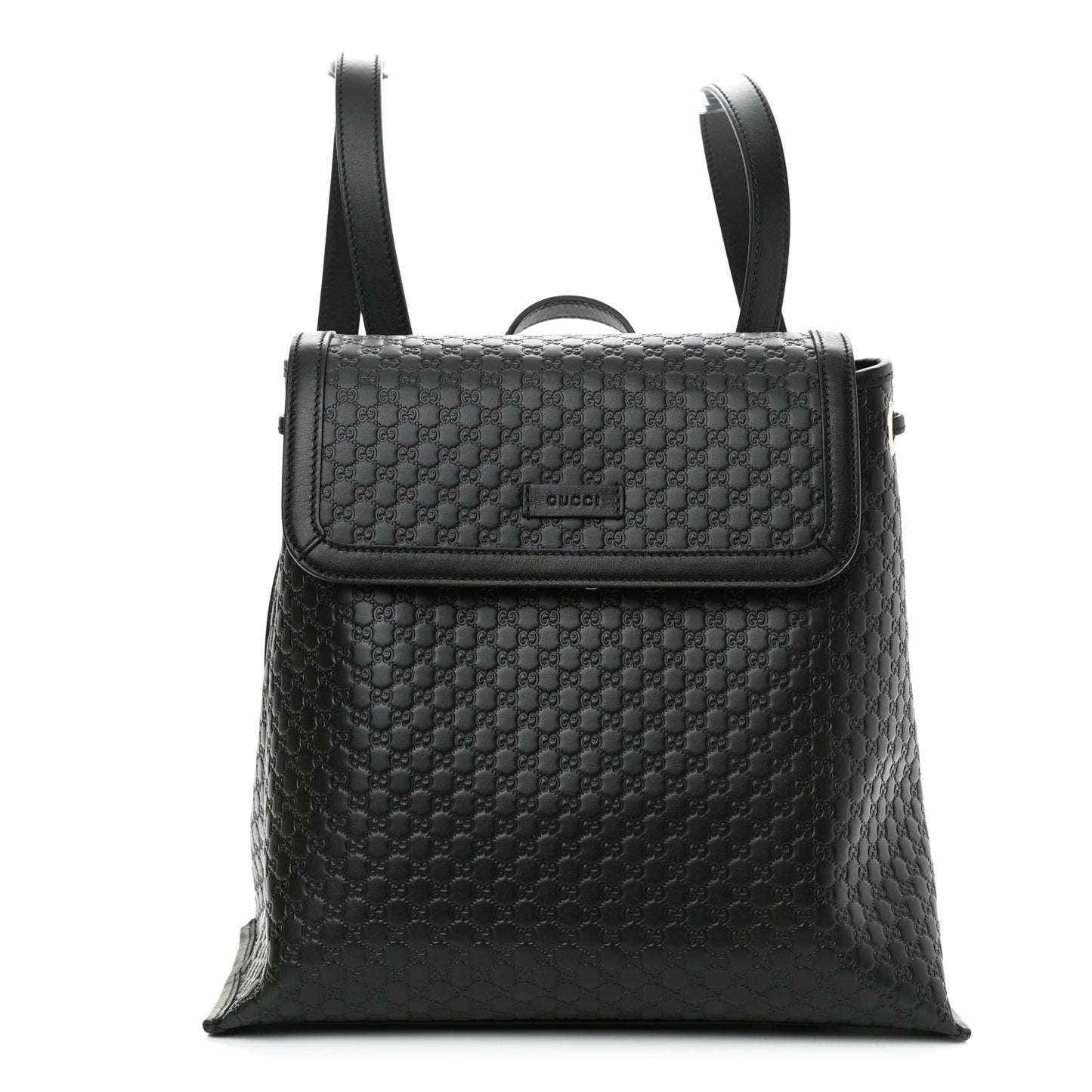 Microguccissima Drawstring Backpack Black