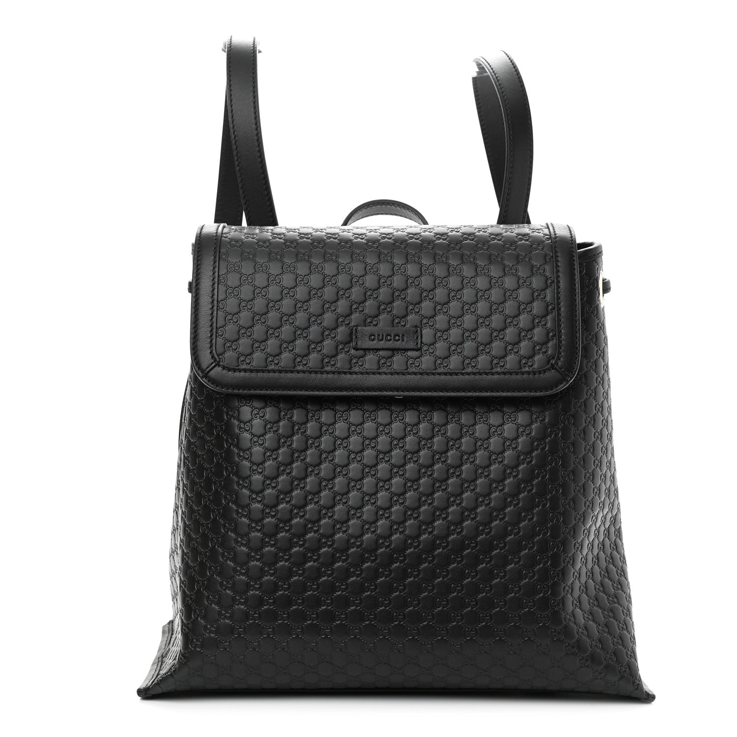 Gucci Microguccissima Drawstring Backpack Black 1 of 10