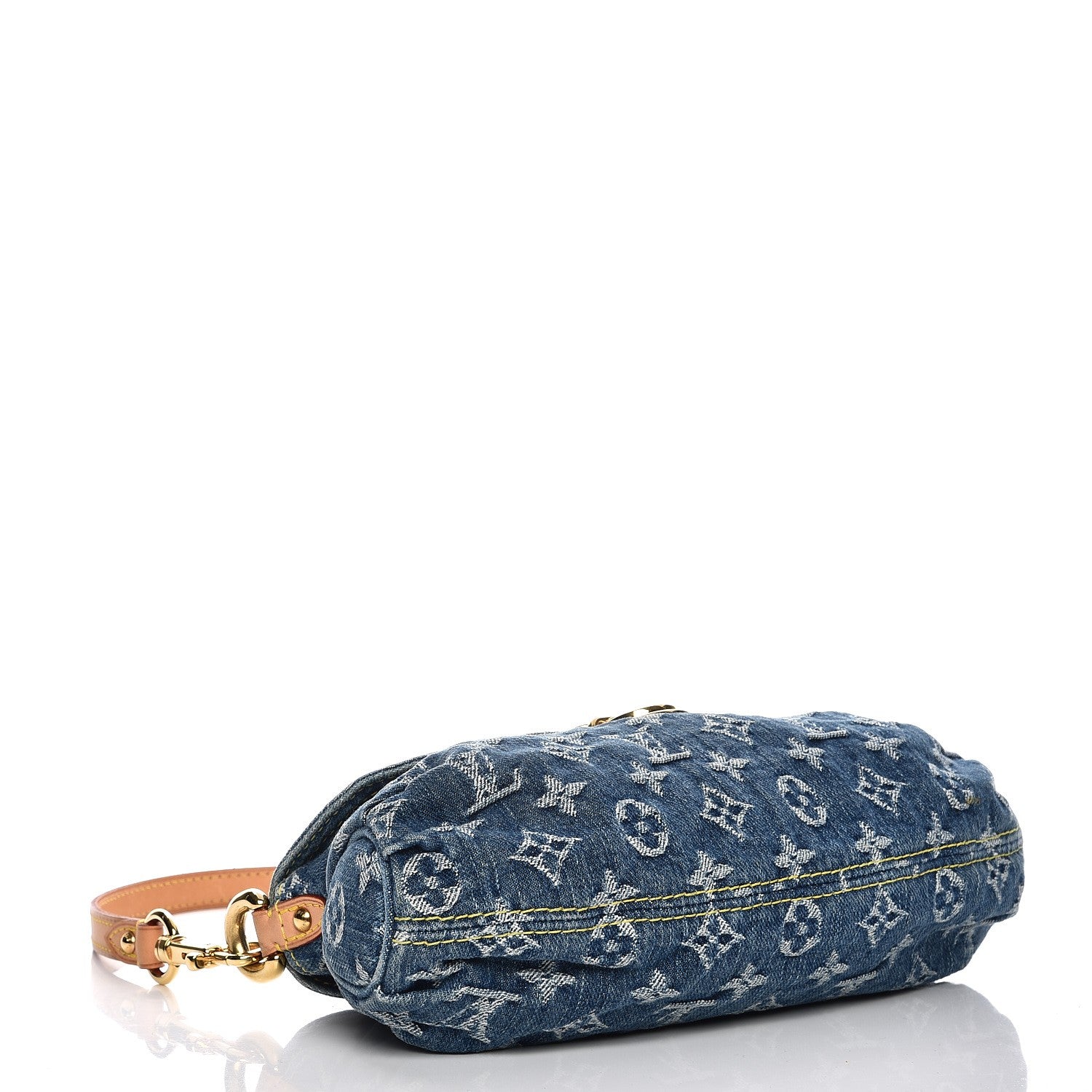 Louis Vuitton Monogram Denim Mini Pleaty Blue 4 of 7