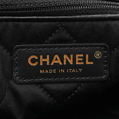Chanel Shiny Calfskin Quilted Small Chanel 22 Black 8 of 12