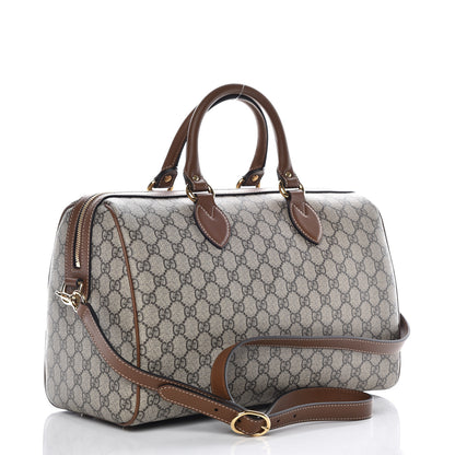 Gucci GG Supreme Monogram Garden Collection Medium Boston Beige Tuscany 3 of 12