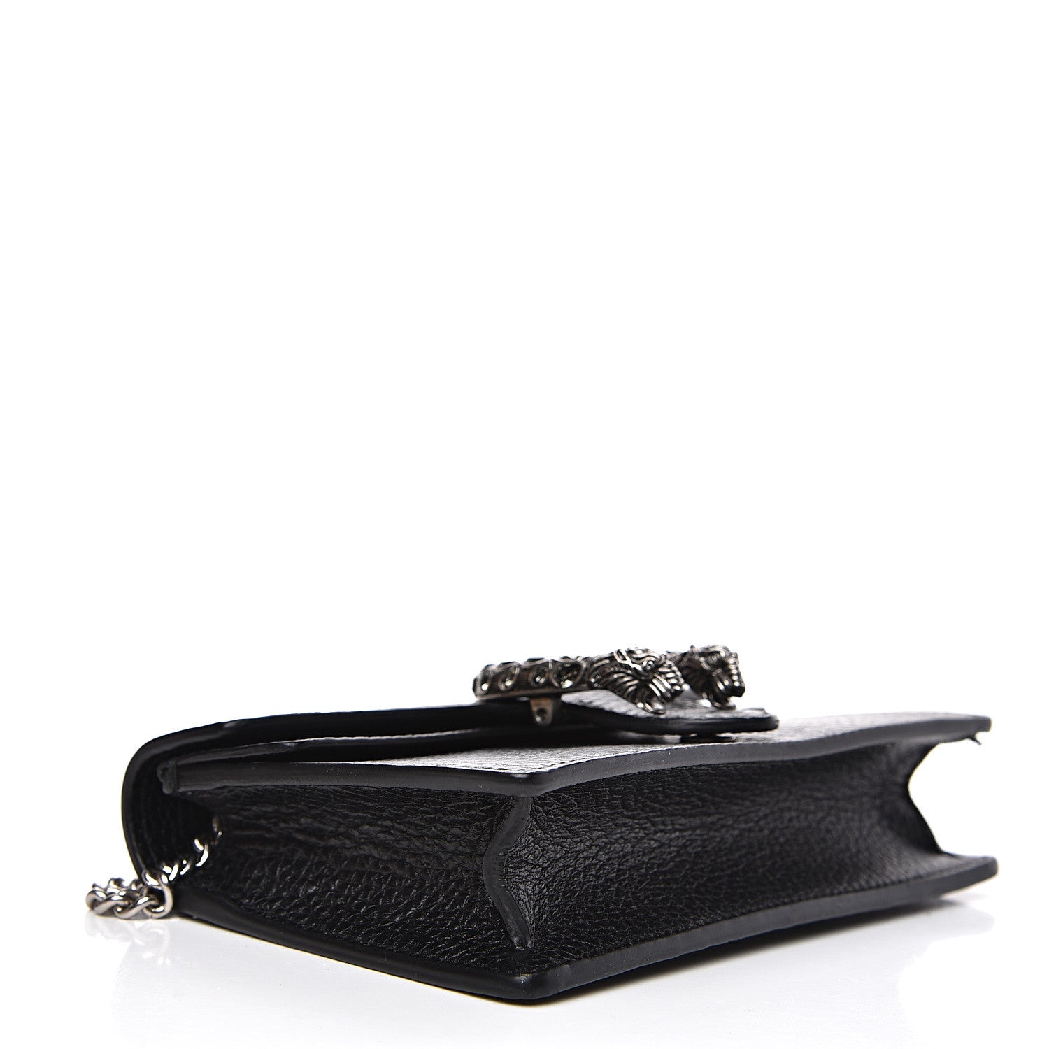 Gucci Calfskin Super Mini Dionysus Shoulder Bag Black 3 of 8
