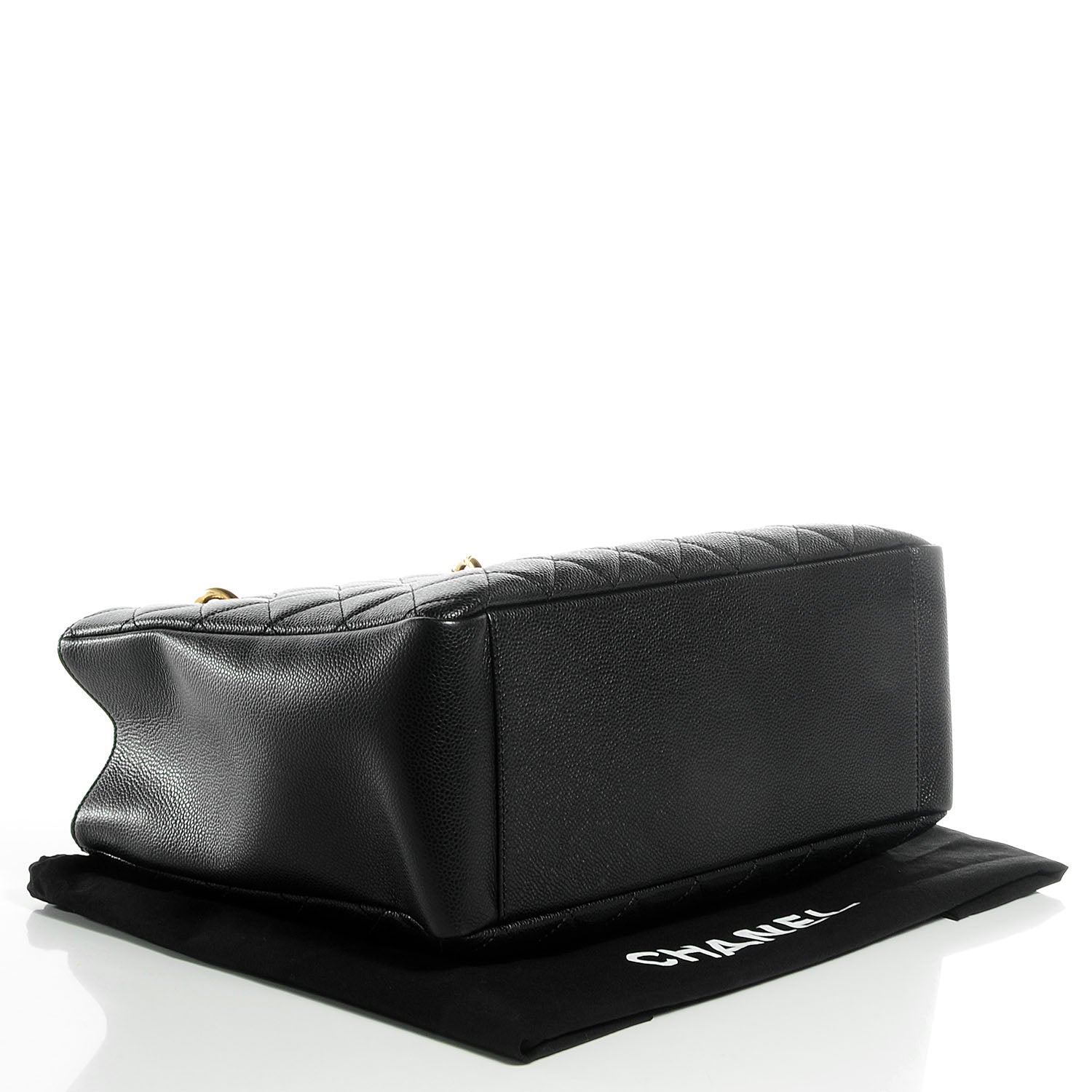 Chanel Caviar Grand Shopping Tote GST Black 4 of 7