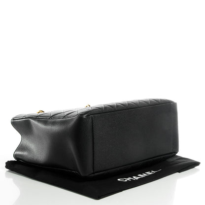 Chanel Caviar Grand Shopping Tote GST Black 4 of 7