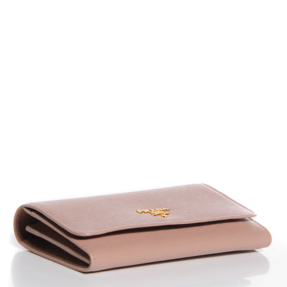 Prada Vitello Move Flap Wallet Cammeo 4 of 8