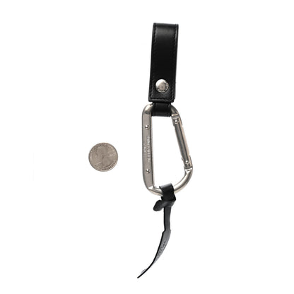 Saint Laurent Calfskin Monogram Key Ring Black 2 of 4