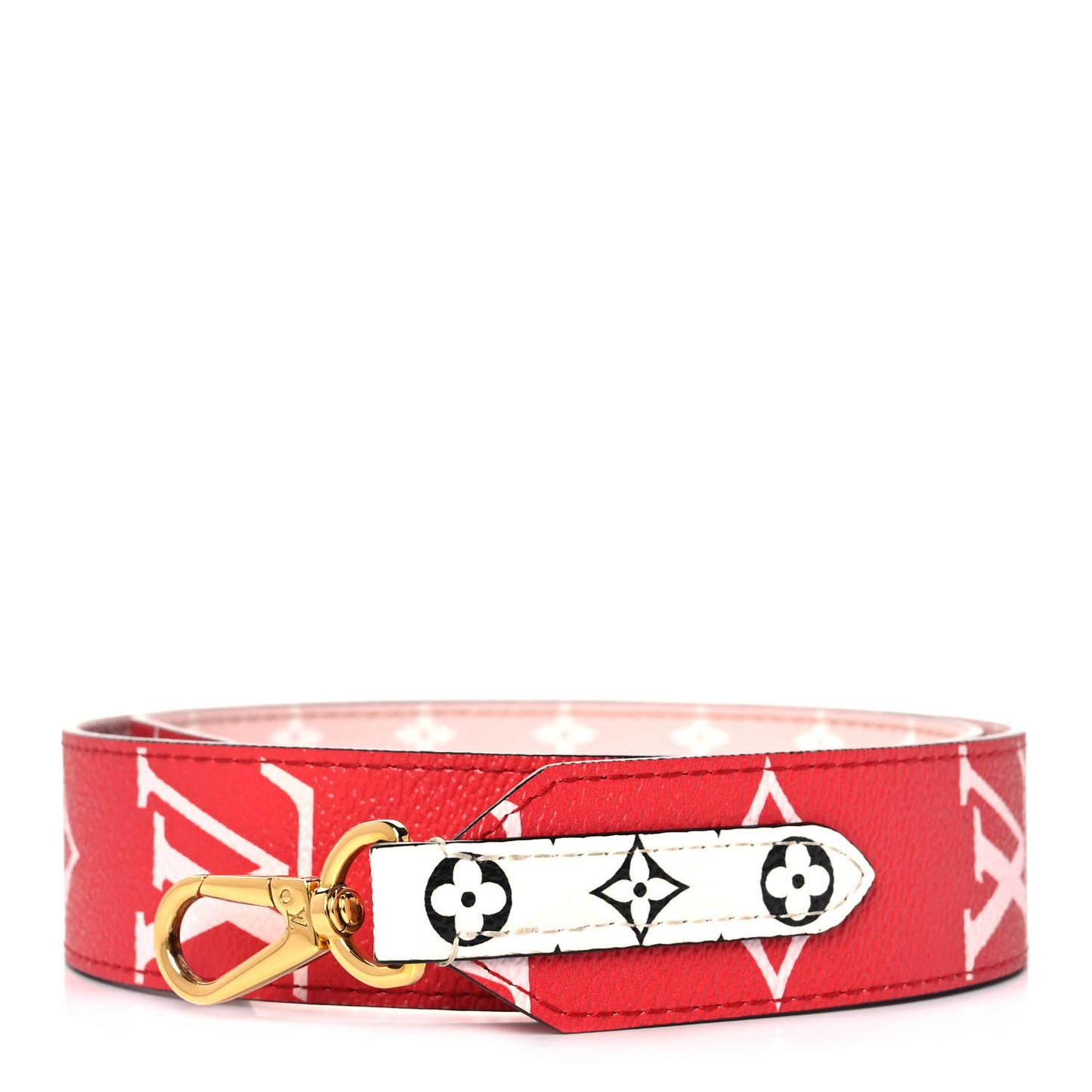 Monogram Giant Bandouliere Shoulder Strap Rouge