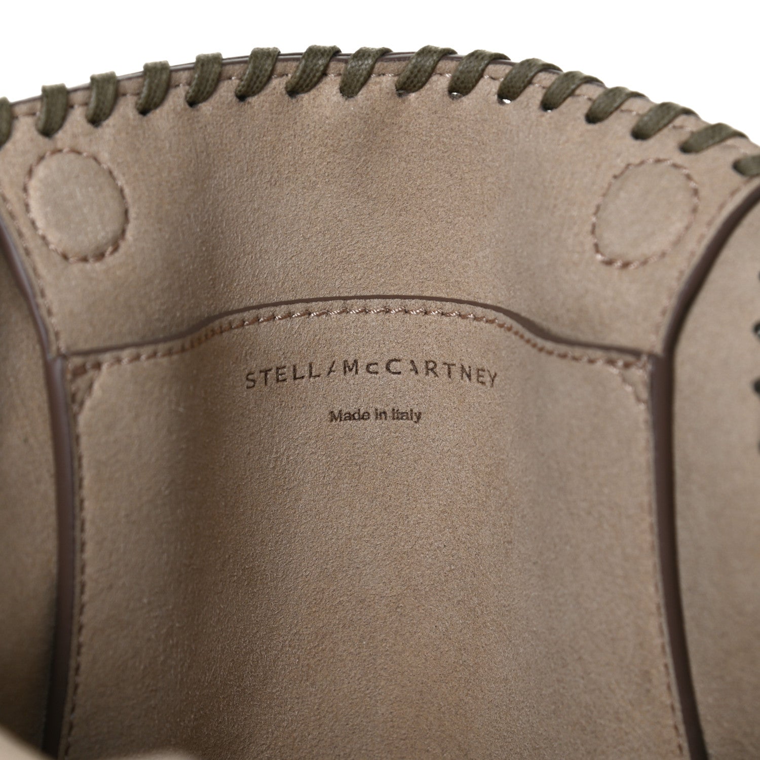 Stella McCartney Shaggy Deer Falabella Crossbody Bag Light Khaki 7 of 15