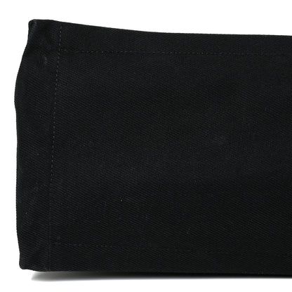 Saint Laurent Linen Calfskin Rive Gauche Tote Black 12 of 19