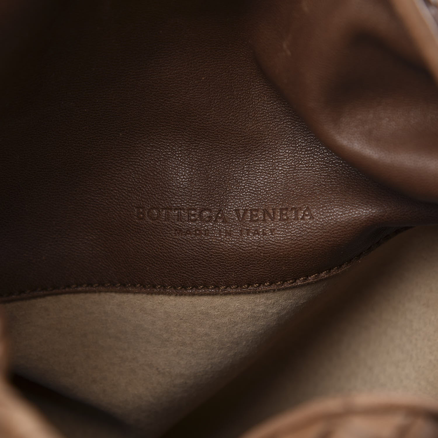 Bottega Veneta Nappa Intrecciato Pyramid Hobo Noce 6 of 11