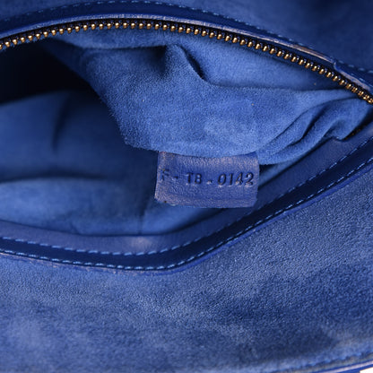 Celine Supple Calfskin Medium Phantom Luggage Royal Blue 7 of 10