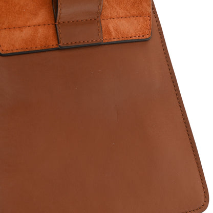 Chloe Suede Calfskin Mini Faye Bracelet Bag Tobacco 12 of 12