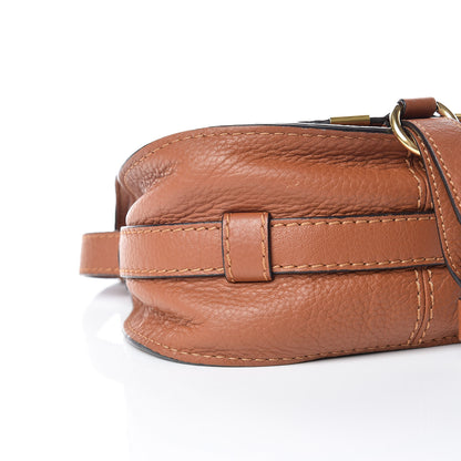 Chloe Calfskin Mini Marcie Round Crossbody Bag Tan 5 of 11