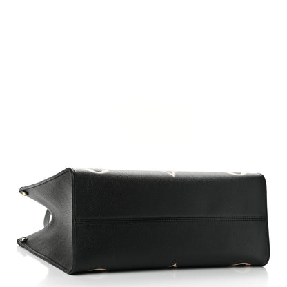 Louis Vuitton Empreinte Monogram Giant Onthego MM Black Beige 4 of 12