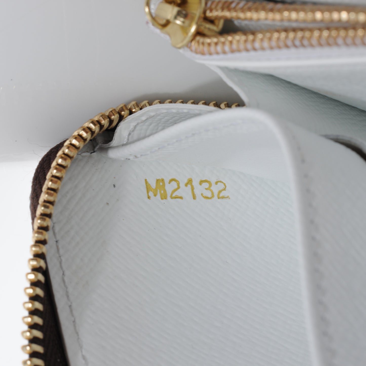 Monogram Kusama Pumpkin Dots Zippy Wallet White