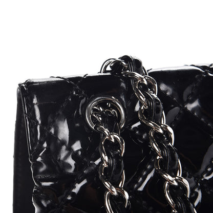 Chanel Vinyl Quilted In the Business Flap Bag Black 10 of 12