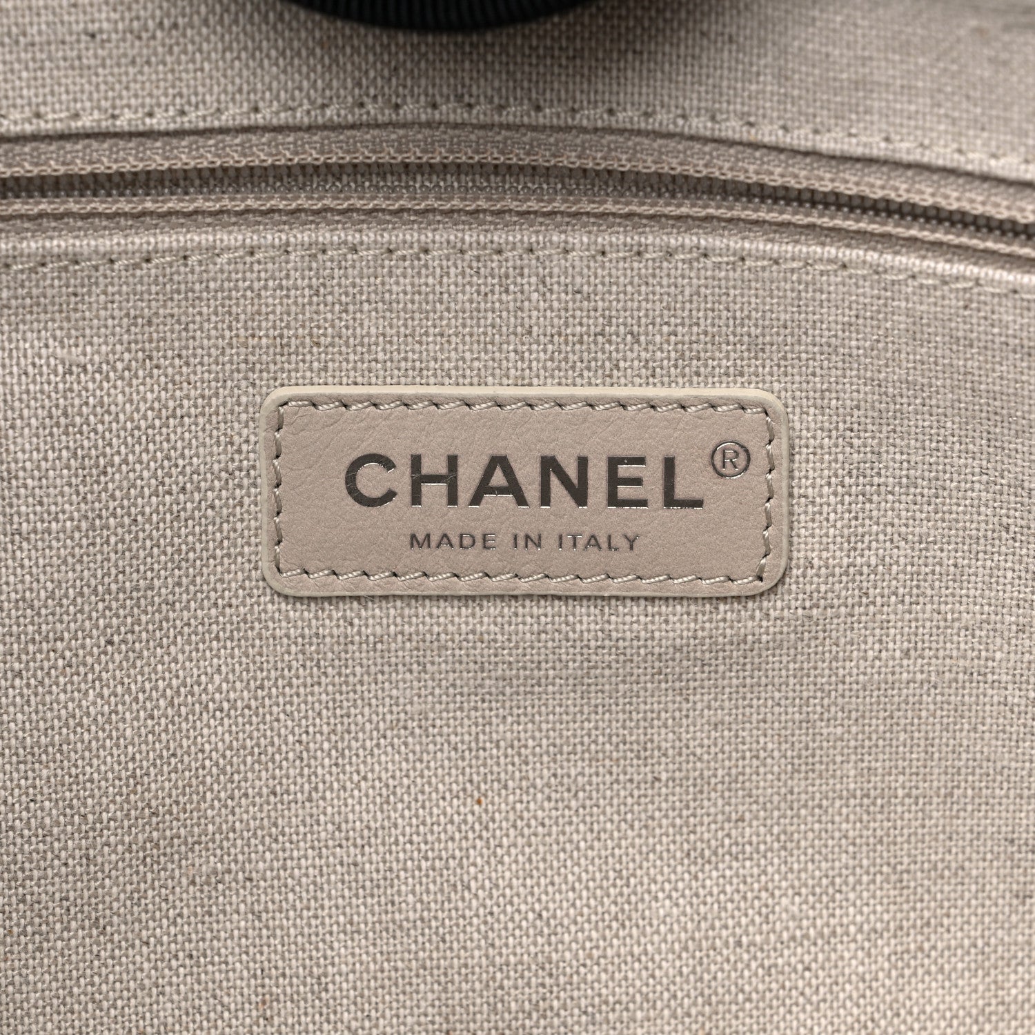 Chanel Mixed Fibers Small Deauville Tote Black 6 of 9