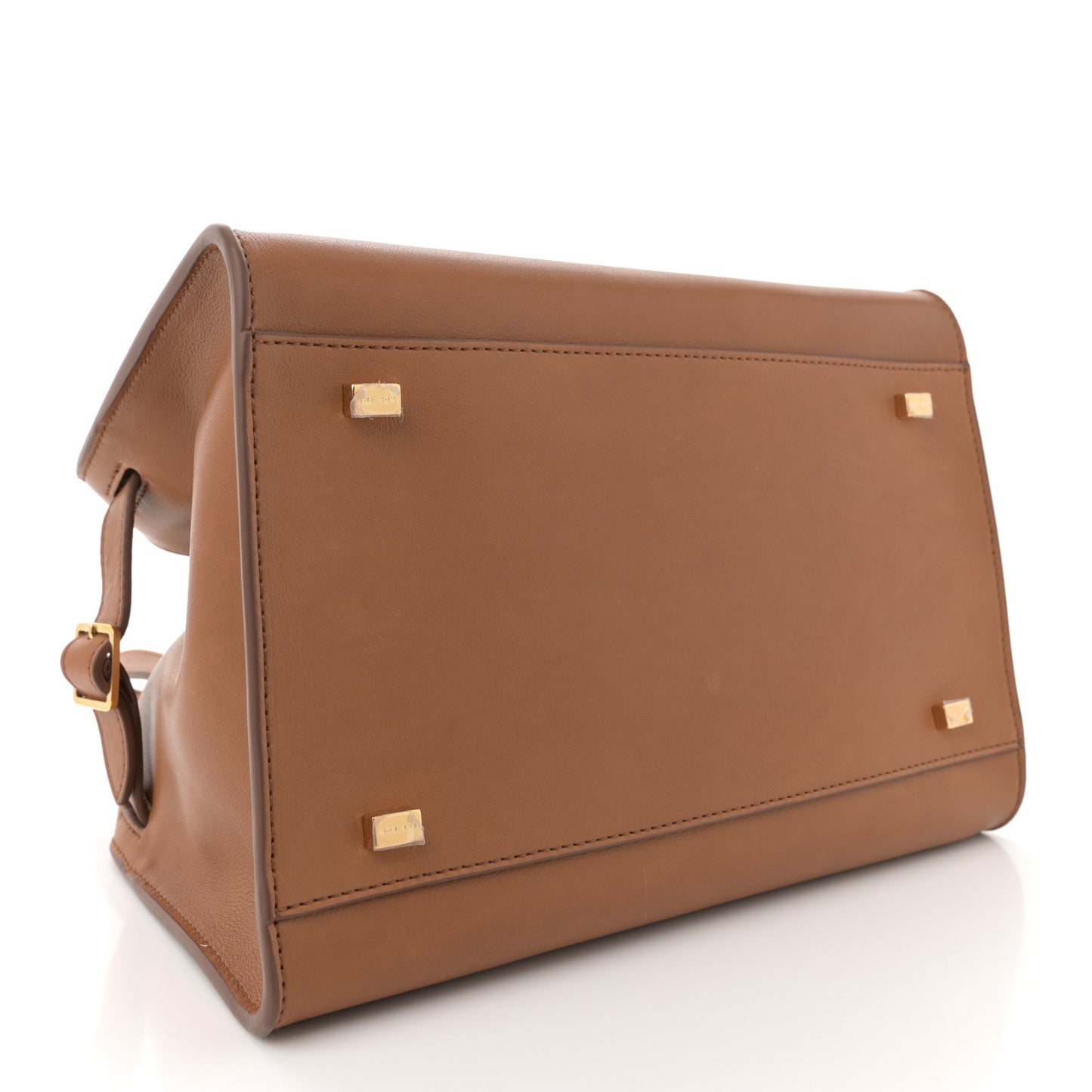 Polished Saddle Calfskin Soft Margaux 10 Bag Cuir