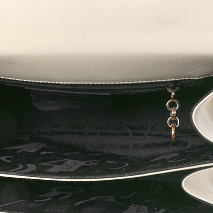 Salvatore Ferragamo Brushed Off Calfskin Iconic Large Top Handle Bag Magnolia 5 of 9