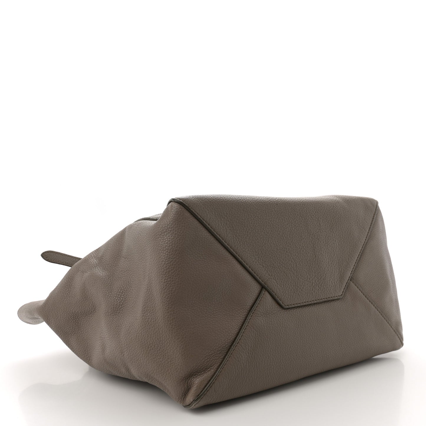 Soft Grained Calfskin Small Belt Cabas Phantom Taupe
