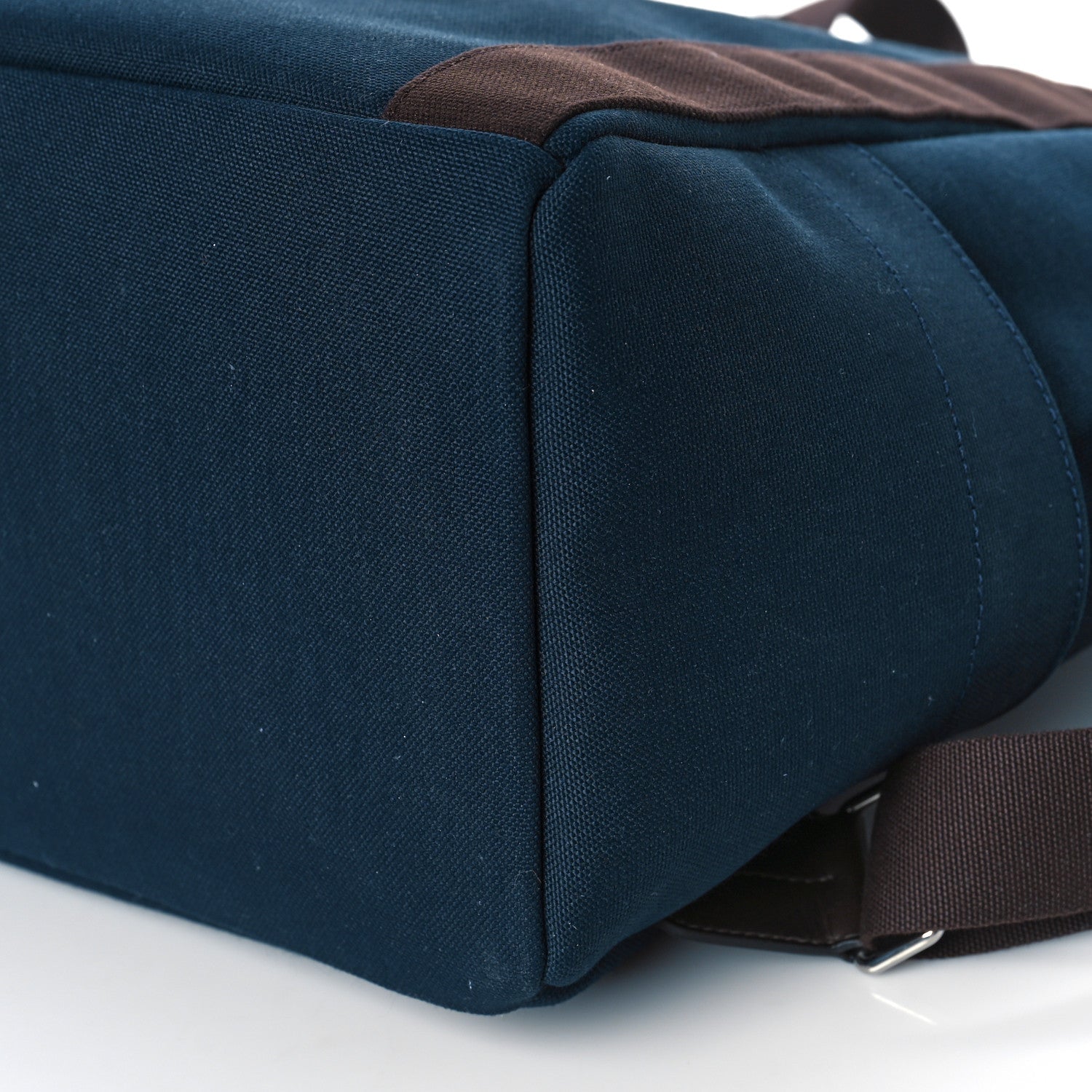 Hermes Toile Groom School Backpack Bleu Navy Feu 8 of 8