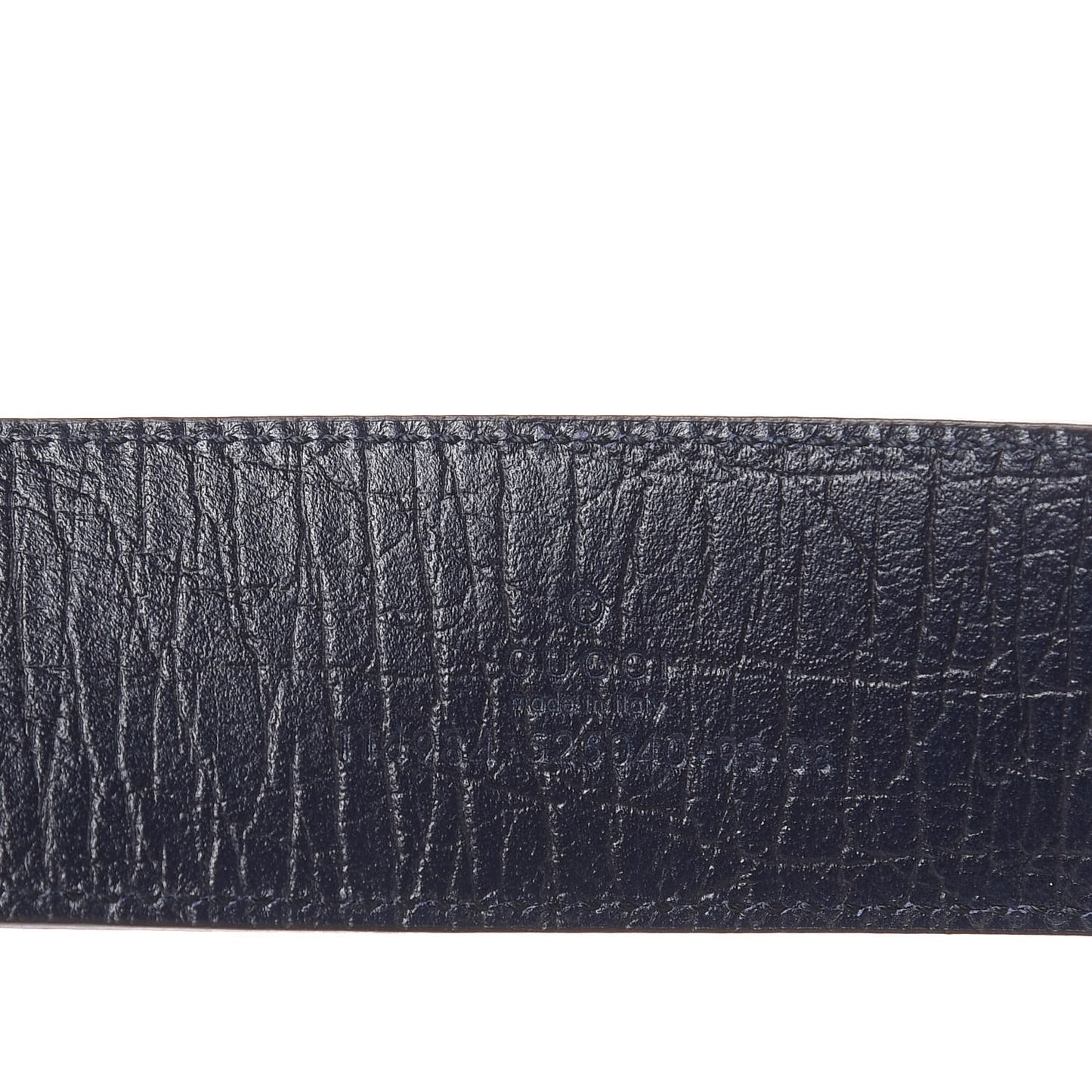 GG Plus Monogram Interlocking G Belt 95 38 Navy