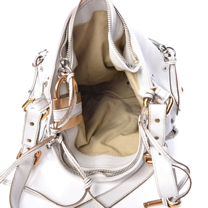 Chloe Calfskin Paddington Hobo White 6 of 36